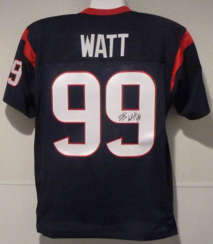 JJ Watt Hand Signed Houston Texans Jersey